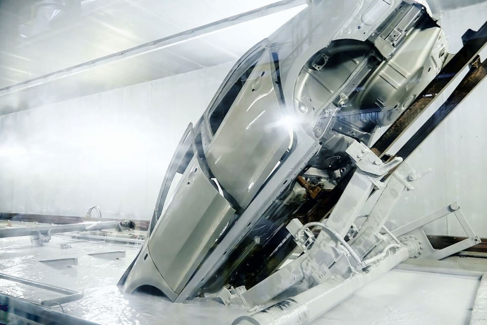 Car body cathodic dip coating (CPC/ KTL)