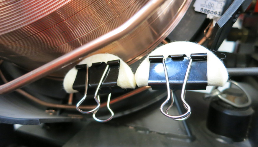 Wire-Balm PROTEC WLS felt-pad application