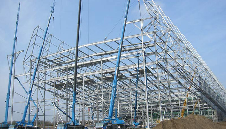 PROTEC anti-spatter areas of application: Steel construction galvanised