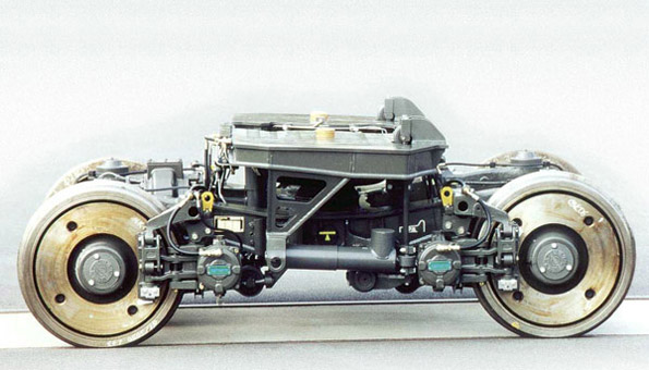 Bogie for railcar
